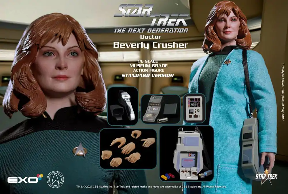 Star Trek: The Next Generation Akčná figúrka 1/6 Dr. Beverly Crusher (Standard Edition) 27 cm produktová fotografia
