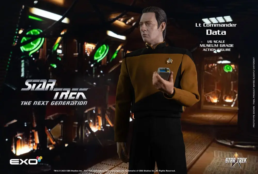 Star Trek: The Next Generation Akčná figúrka 1/6 Lt. Commander Data (Essentials Version) 30 cm produktová fotografia