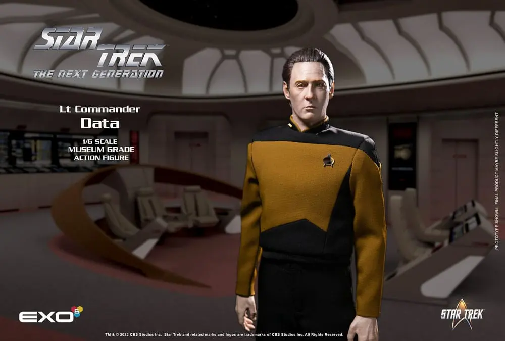 Star Trek: The Next Generation Akčná figúrka 1/6 Lt. Commander Data (Essentials Version) 30 cm produktová fotografia