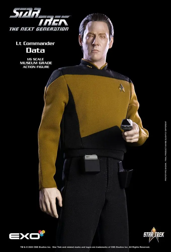 Star Trek: The Next Generation Akčná figúrka 1/6 Lt. Commander Data (Essentials Version) 30 cm produktová fotografia