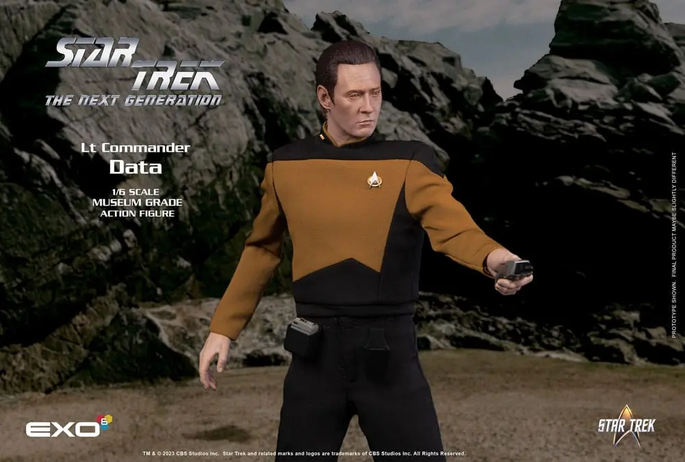 Star Trek: The Next Generation Akčná figúrka 1/6 Lt. Commander Data (Essentials Version) 30 cm produktová fotografia