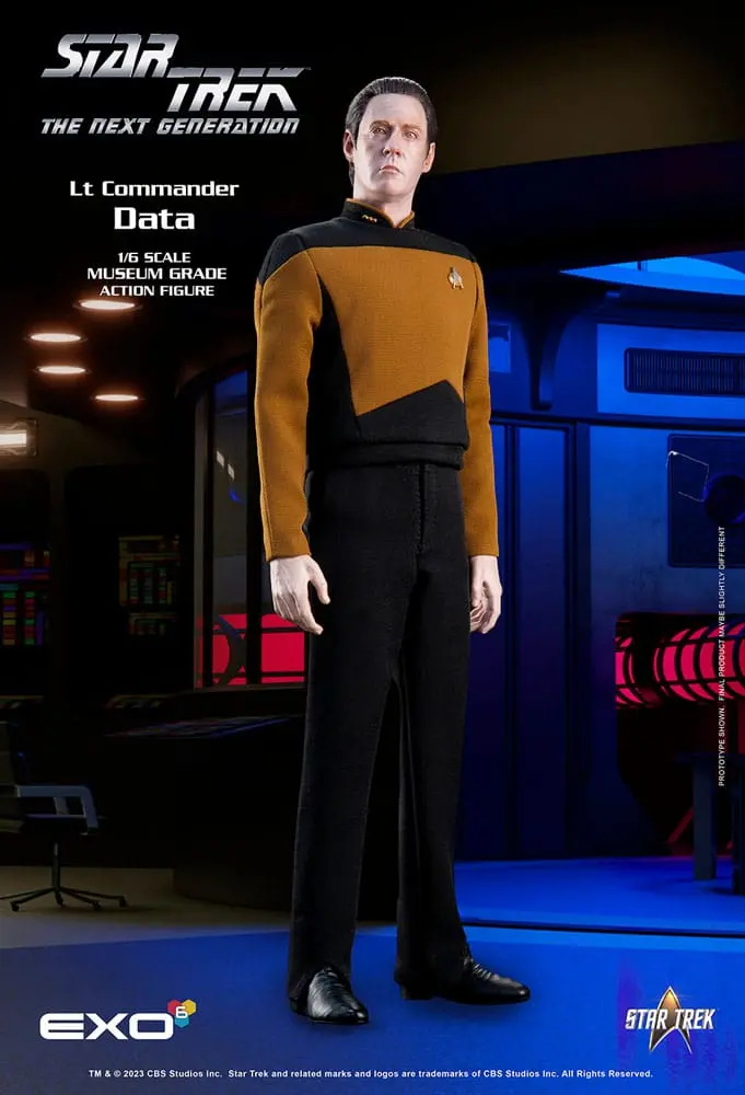 Star Trek: The Next Generation Akčná figúrka 1/6 Lt. Commander Data (Standard Version) 30 cm produktová fotografia