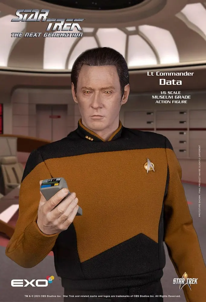 Star Trek: The Next Generation Akčná figúrka 1/6 Lt. Commander Data (Standard Version) 30 cm produktová fotografia