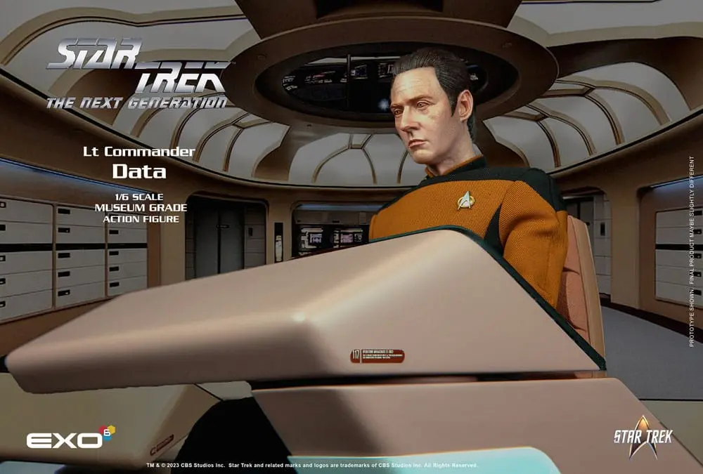 Star Trek: The Next Generation Akčná figúrka 1/6 Lt. Commander Data (Standard Version) 30 cm produktová fotografia