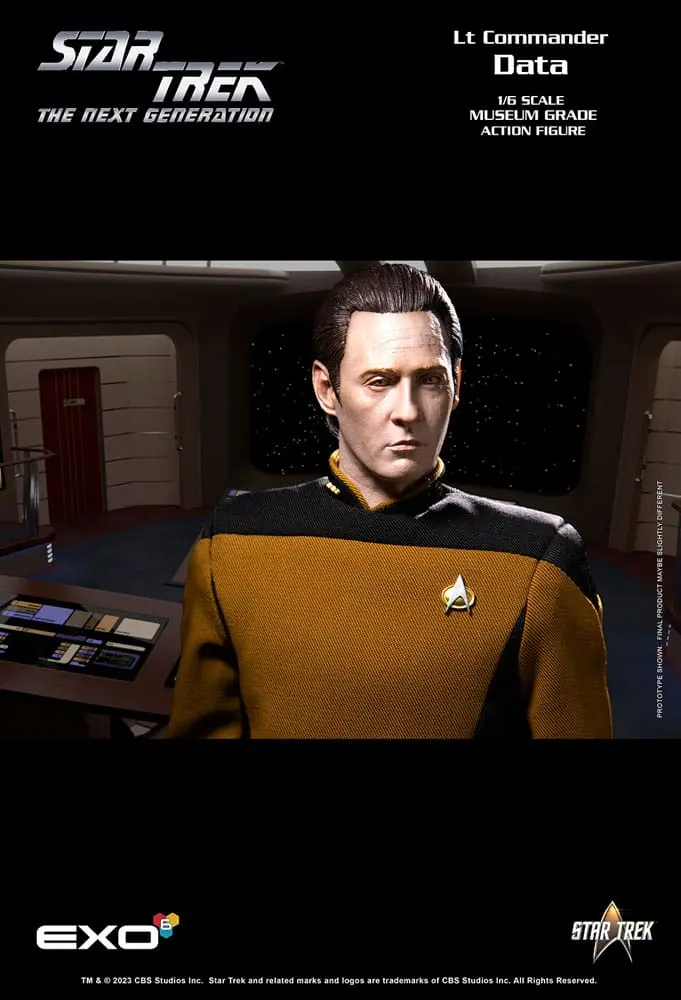 Star Trek: The Next Generation Akčná figúrka 1/6 Lt. Commander Data (Standard Version) 30 cm produktová fotografia