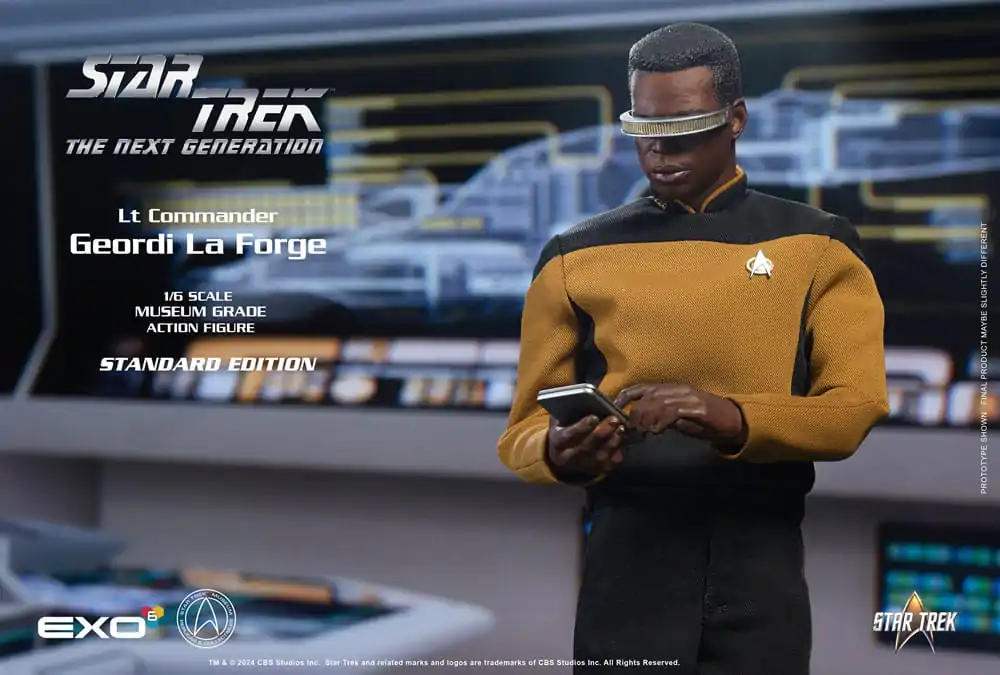 Star Trek: The Next Generation akčná figúrka 1/6 Lt. Commander Geordi La Forge (Standard Version) 28 cm produktová fotografia
