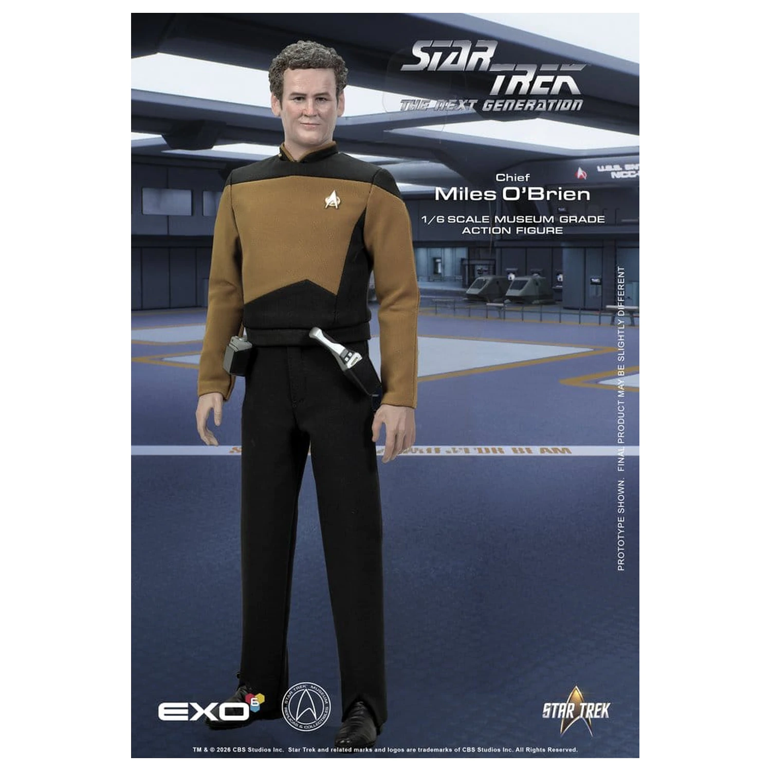Star Trek: The Next Generation Akčná figúrka 1/6 Chief Miles O'Brien Essential Version 30 cm produktová fotografia