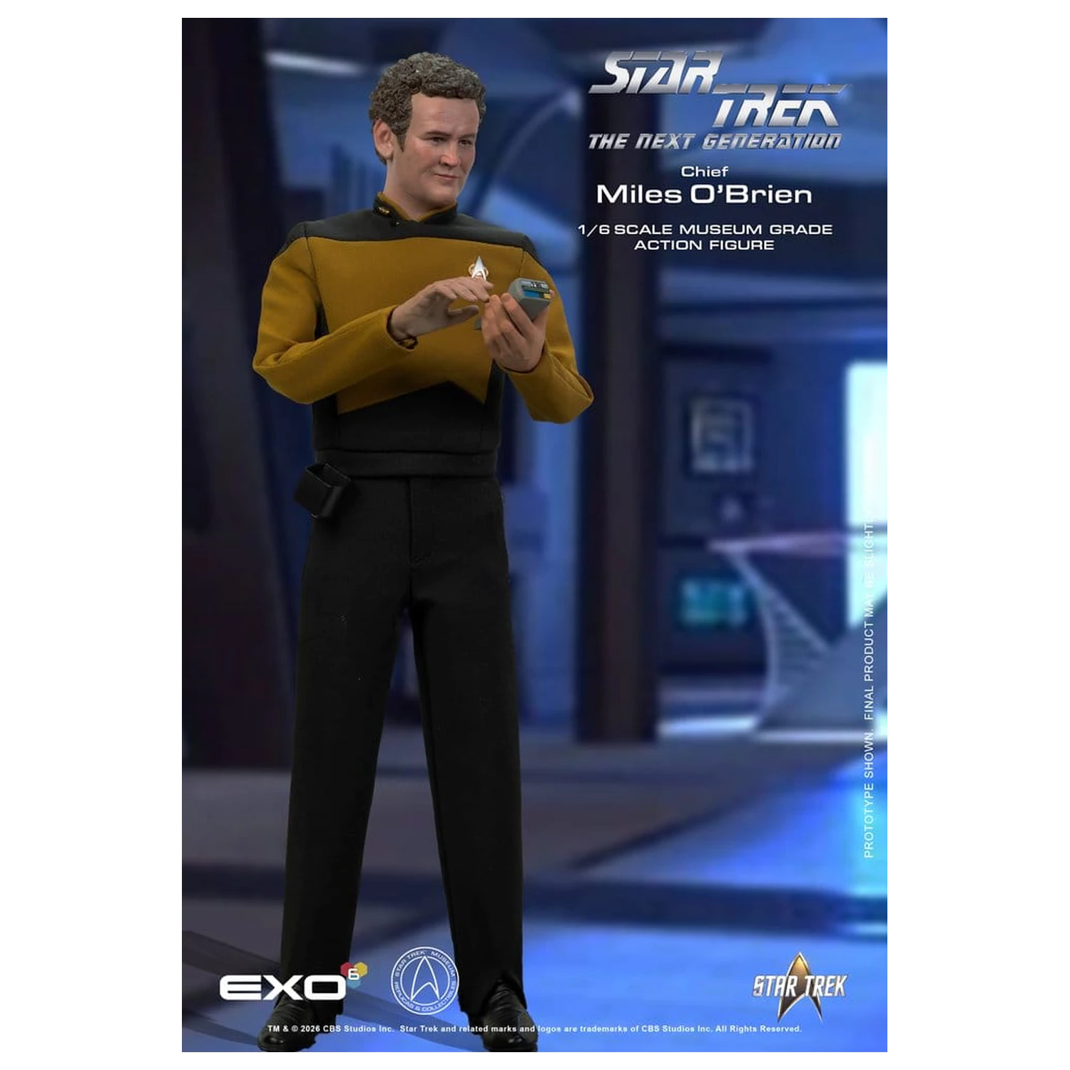 Star Trek: The Next Generation Akčná figúrka 1/6 Chief Miles O'Brien Essential Version 30 cm produktová fotografia