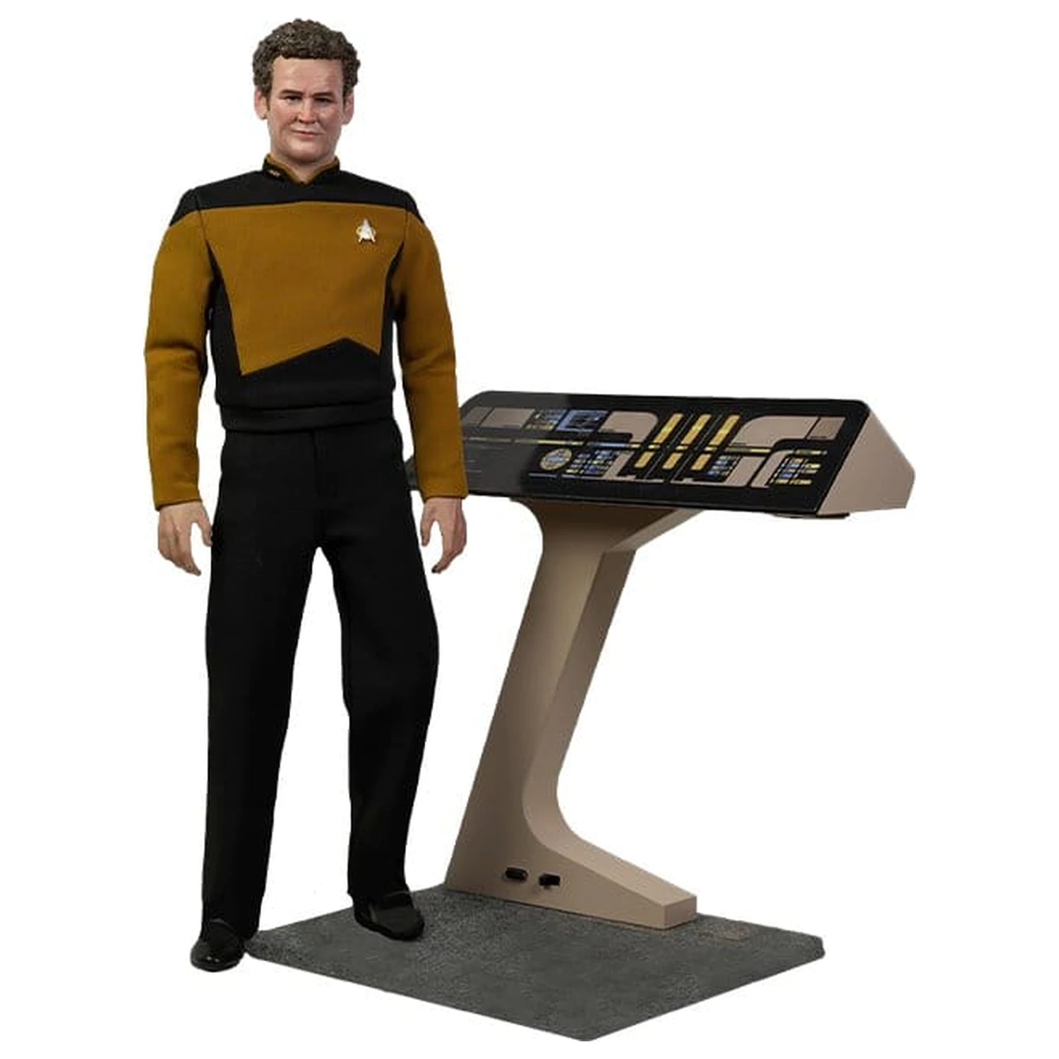 Star Trek: The Next Generation Akčná figúrka 1/6 Chief Miles O'Brien s Transporter Console 30 cm produktová fotografia