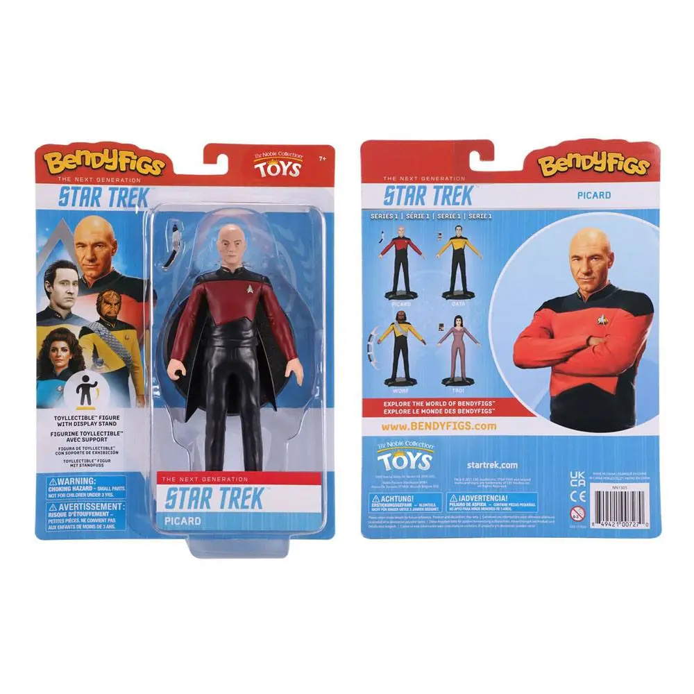 Star Trek: The Next Generation Bendyfigs ohybná figúrka Capt. Picard 19 cm termékfotó