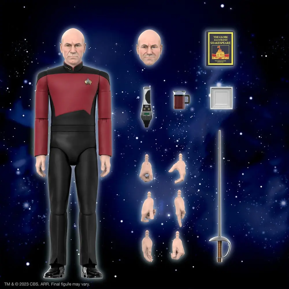 Star Trek: The Next Generation Ultimates Action Figure Captain Picard 18 cm termékfotó