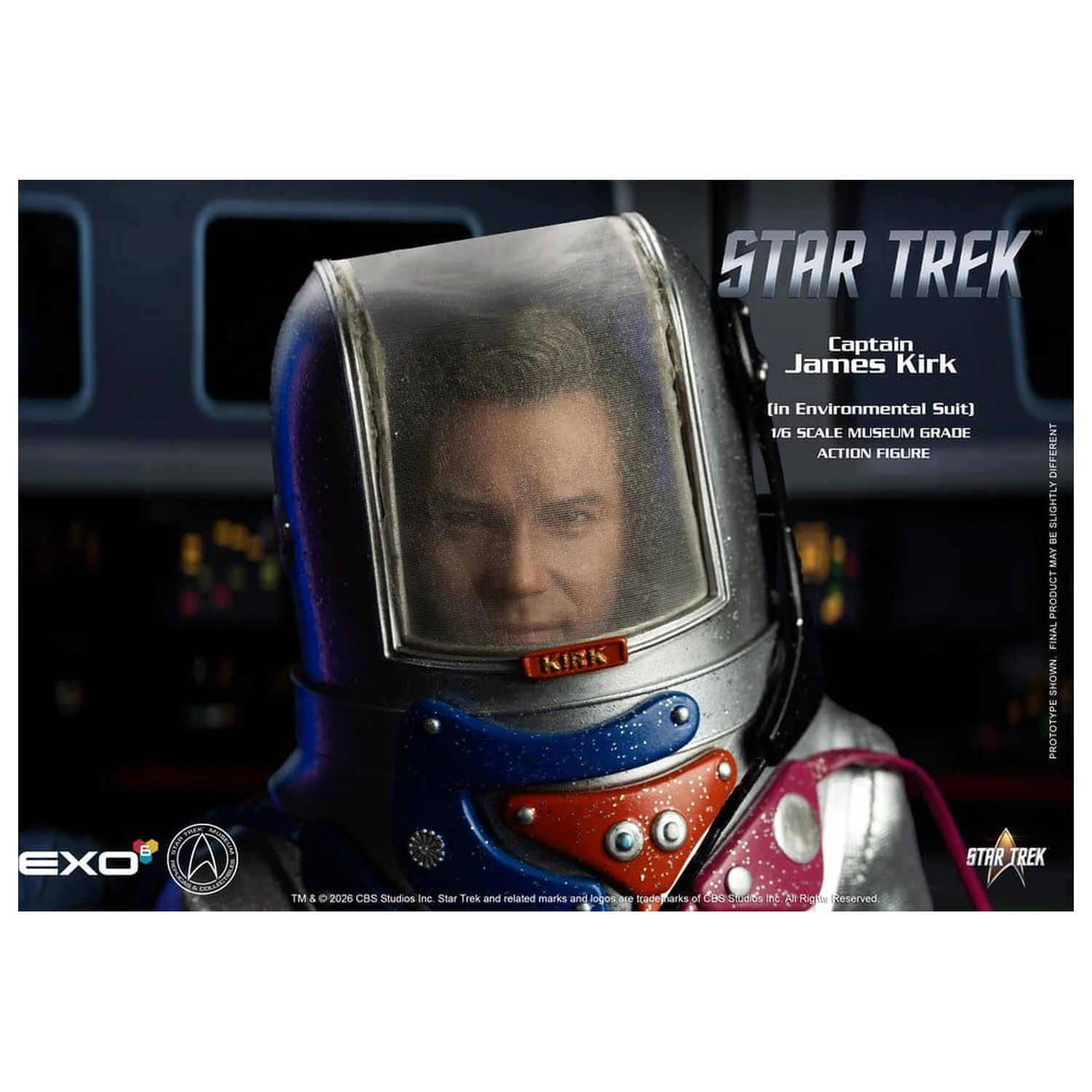 Star Trek: The Original Series Akčná figúrka 1/6 Captain James T. Kirk (v environmentálnom obleku) 29 cm produktová fotografia