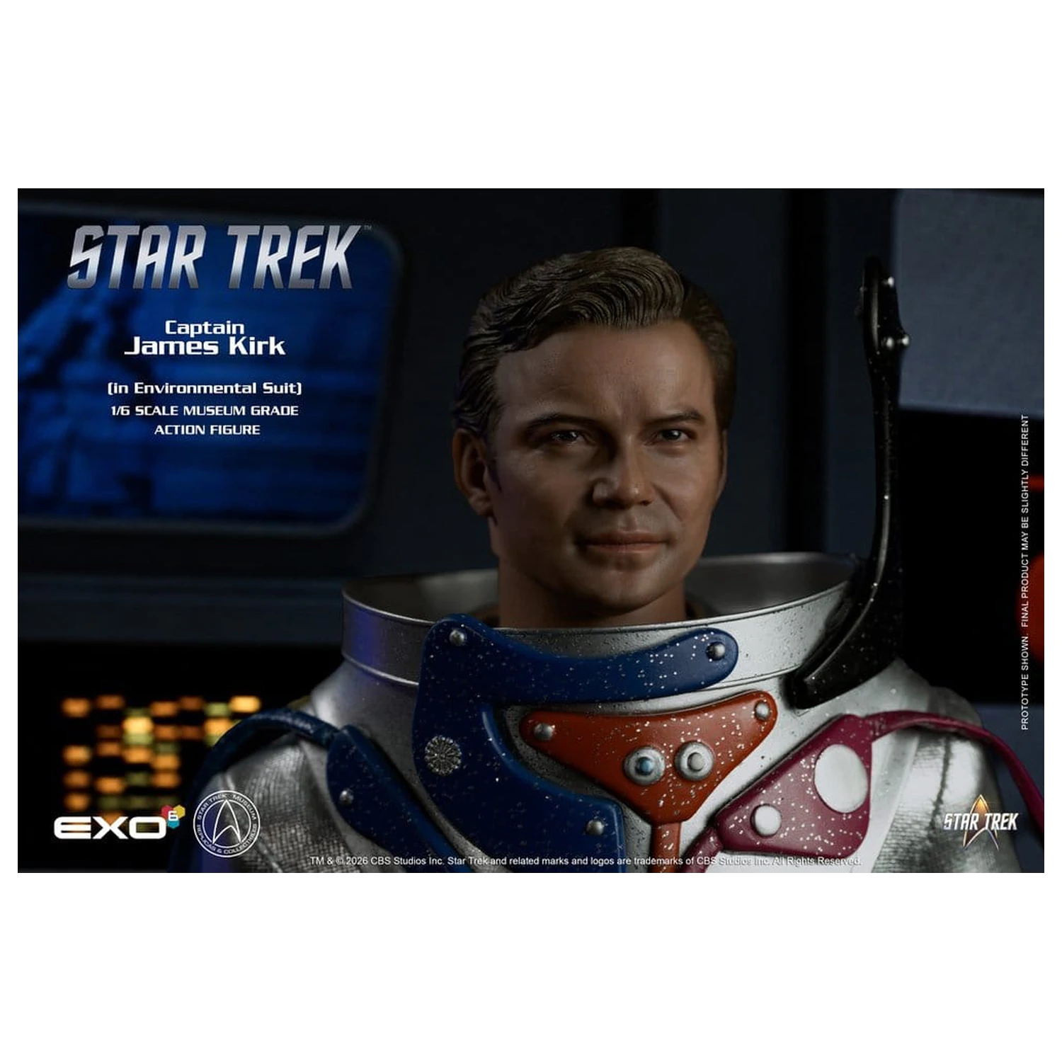 Star Trek: The Original Series Akčná figúrka 1/6 Captain James T. Kirk (v environmentálnom obleku) 29 cm produktová fotografia
