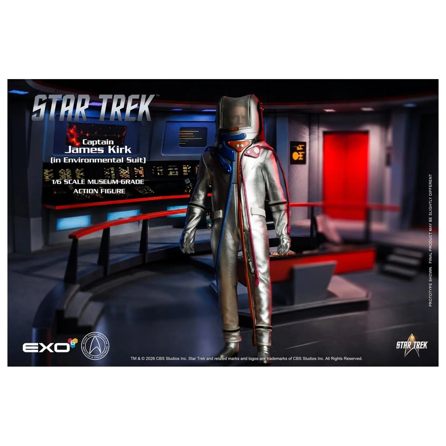Star Trek: The Original Series Akčná figúrka 1/6 Captain James T. Kirk (v environmentálnom obleku) 29 cm produktová fotografia