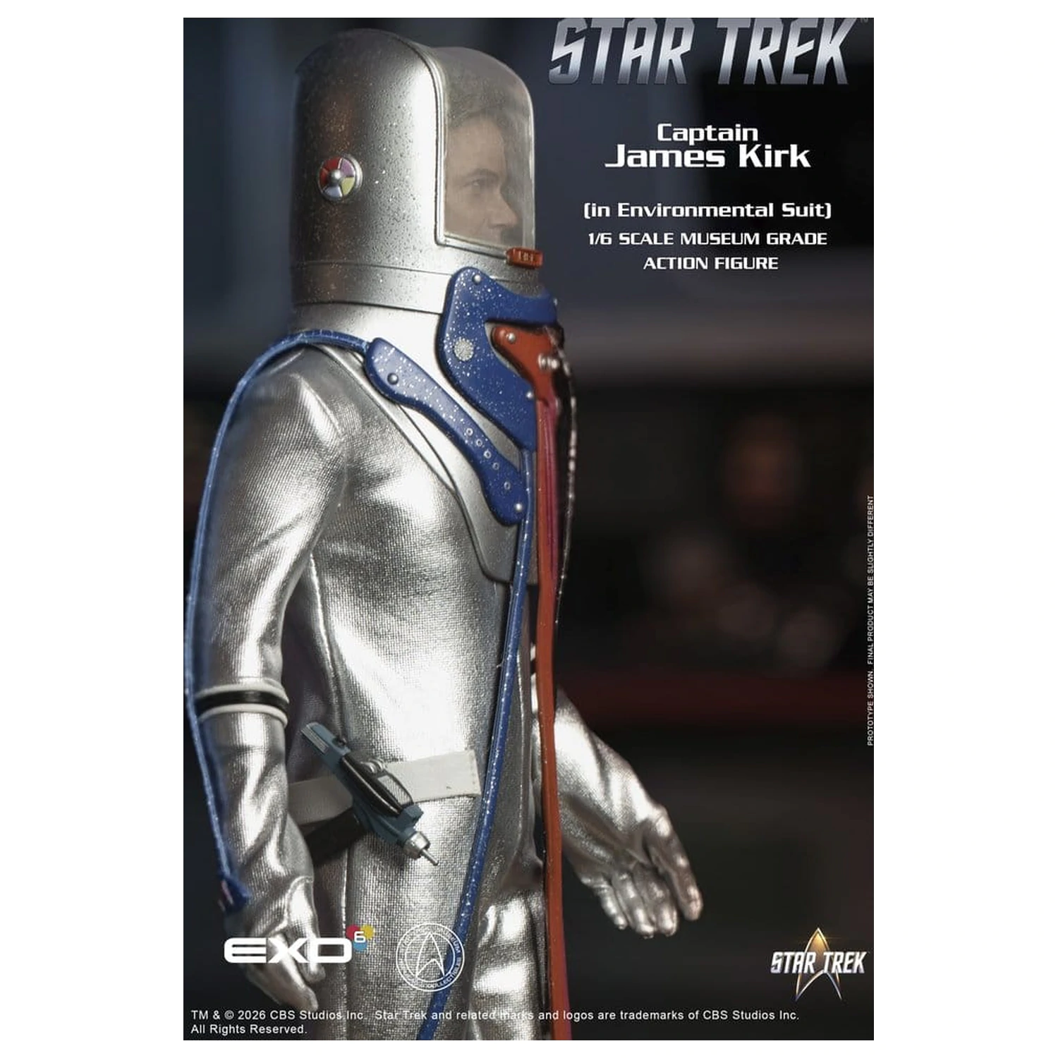 Star Trek: The Original Series Akčná figúrka 1/6 Captain James T. Kirk (v environmentálnom obleku) 29 cm produktová fotografia