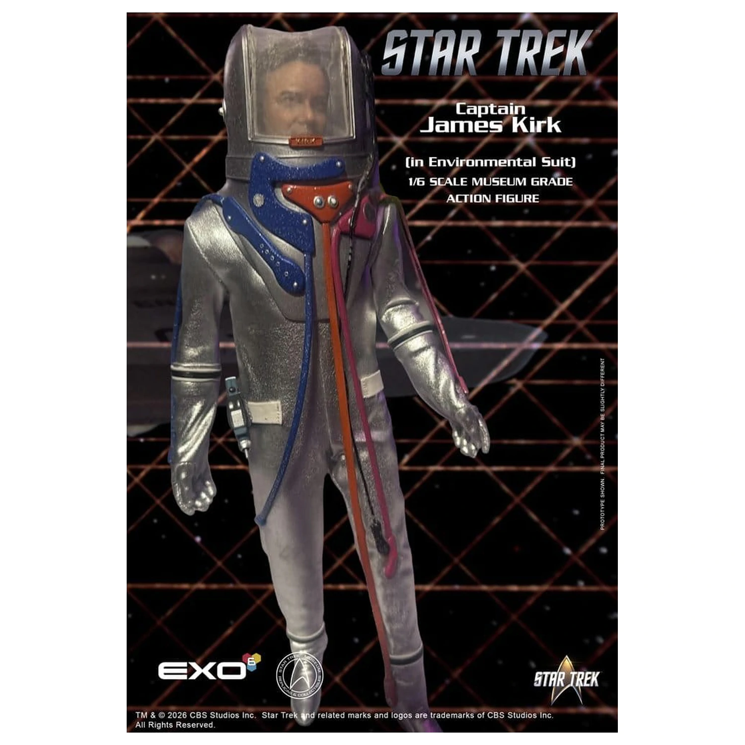 Star Trek: The Original Series Akčná figúrka 1/6 Captain James T. Kirk (v environmentálnom obleku) 29 cm produktová fotografia