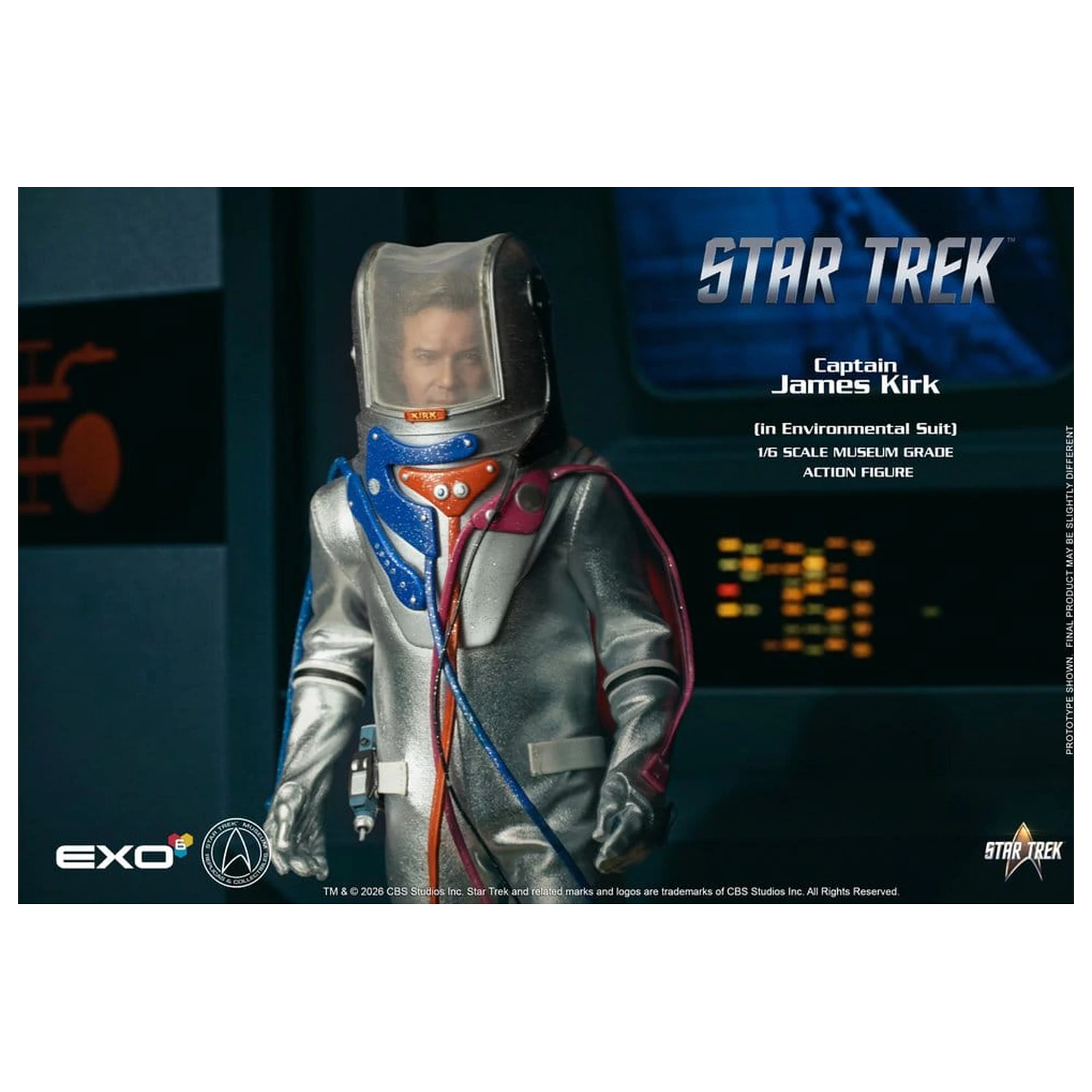 Star Trek: The Original Series Akčná figúrka 1/6 Captain James T. Kirk (v environmentálnom obleku) 29 cm produktová fotografia