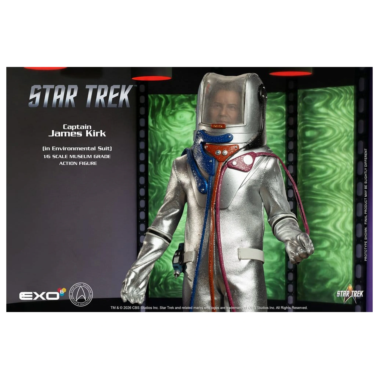 Star Trek: The Original Series Akčná figúrka 1/6 Captain James T. Kirk (v environmentálnom obleku) 29 cm produktová fotografia