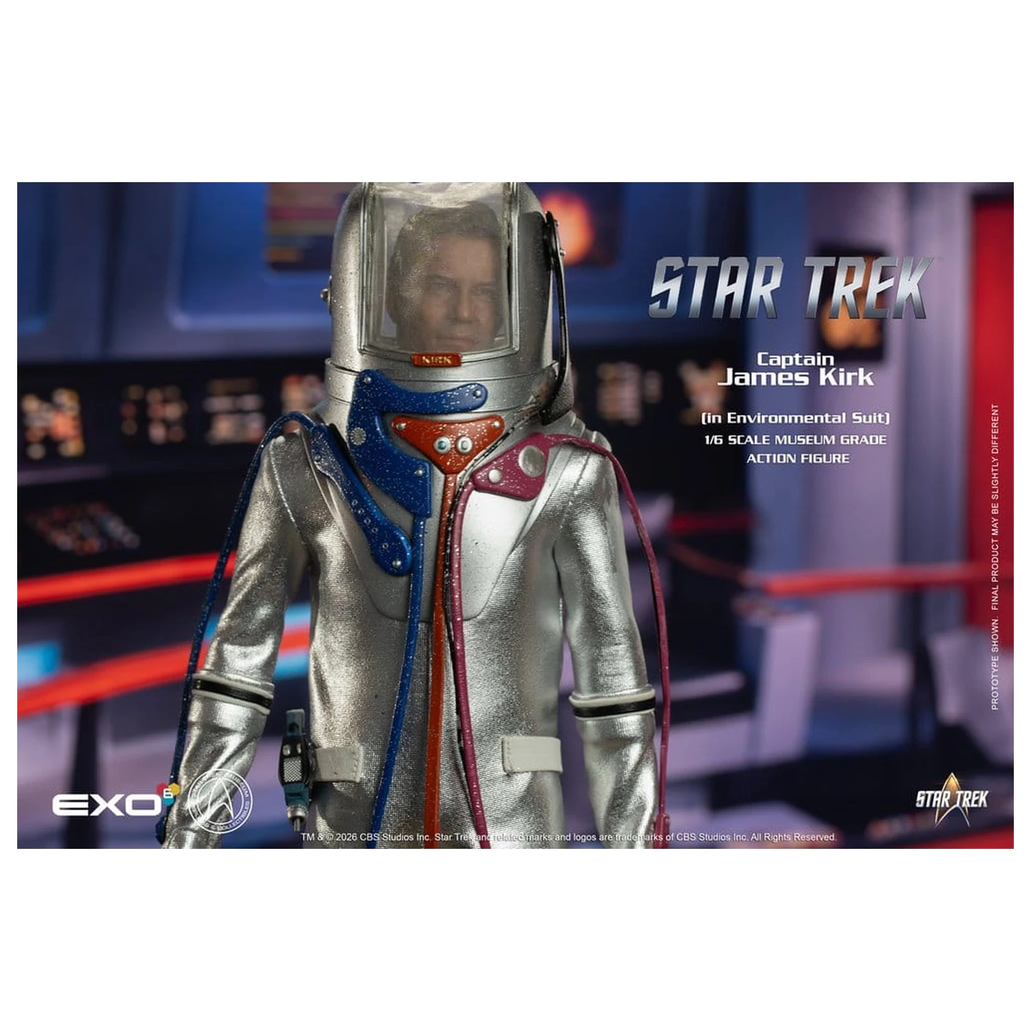 Star Trek: The Original Series Akčná figúrka 1/6 Captain James T. Kirk (v environmentálnom obleku) 29 cm produktová fotografia