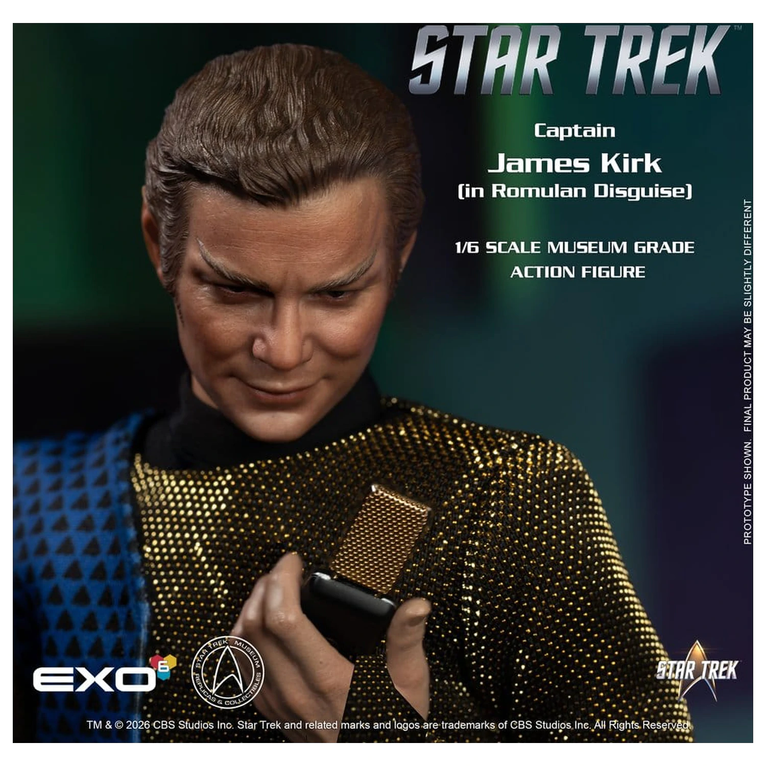 Star Trek: The Original Series Akčná figúrka 1/6 Kapitán James T. Kirk (Romulan Disguise) 29 cm produktová fotografia