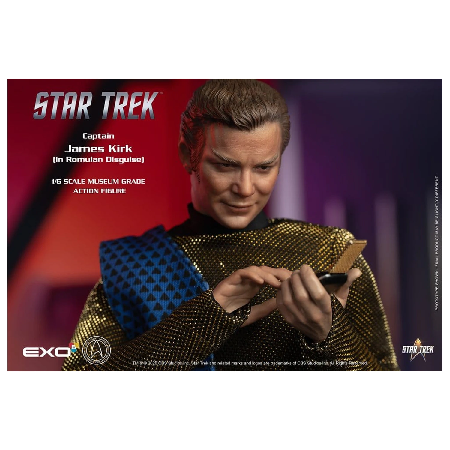 Star Trek: The Original Series Akčná figúrka 1/6 Kapitán James T. Kirk (Romulan Disguise) 29 cm produktová fotografia