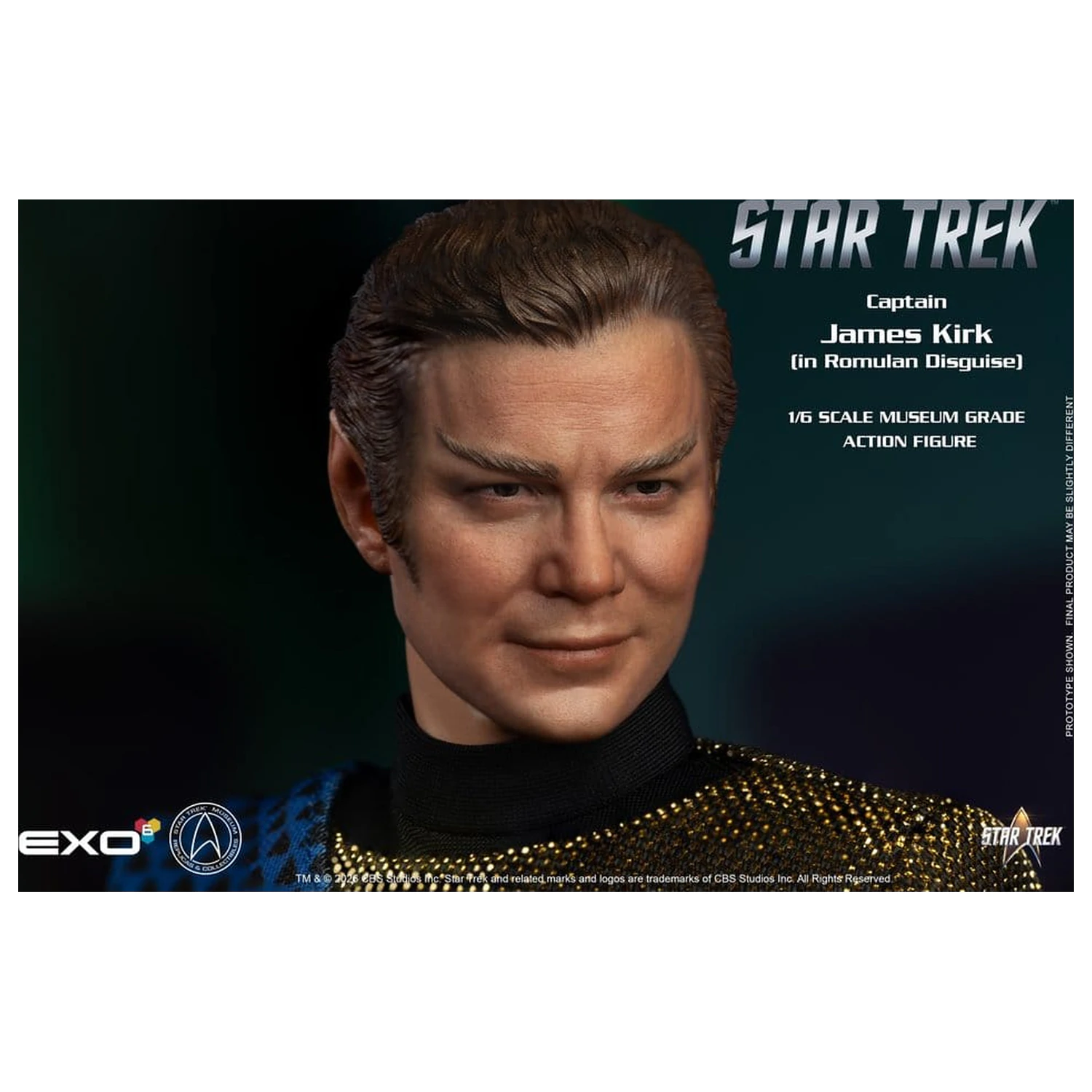 Star Trek: The Original Series Akčná figúrka 1/6 Kapitán James T. Kirk (Romulan Disguise) 29 cm produktová fotografia