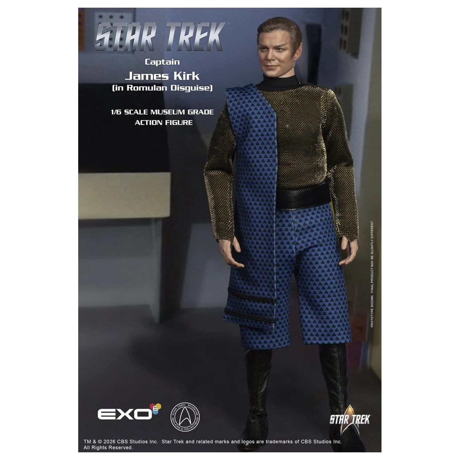 Star Trek: The Original Series Akčná figúrka 1/6 Kapitán James T. Kirk (Romulan Disguise) 29 cm produktová fotografia
