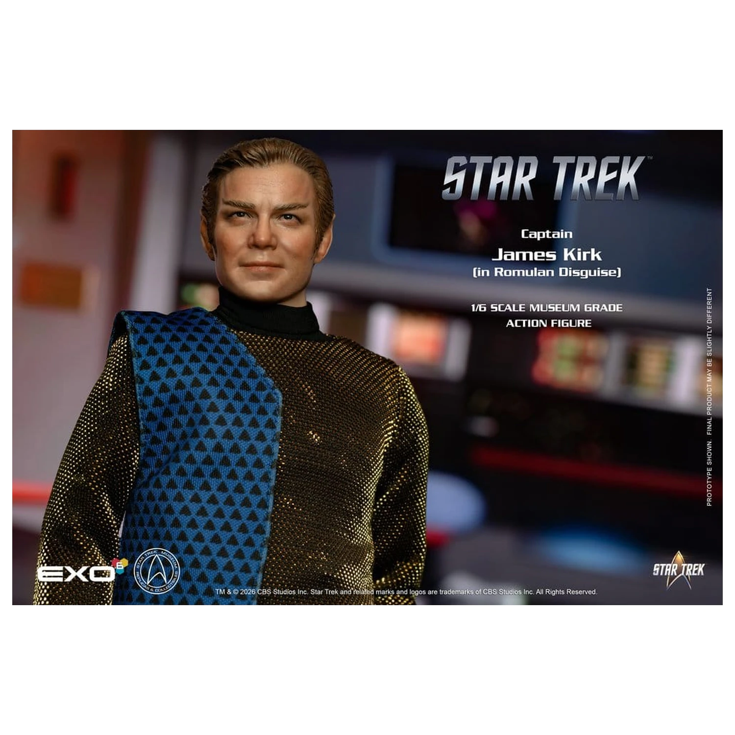 Star Trek: The Original Series Akčná figúrka 1/6 Kapitán James T. Kirk (Romulan Disguise) 29 cm produktová fotografia