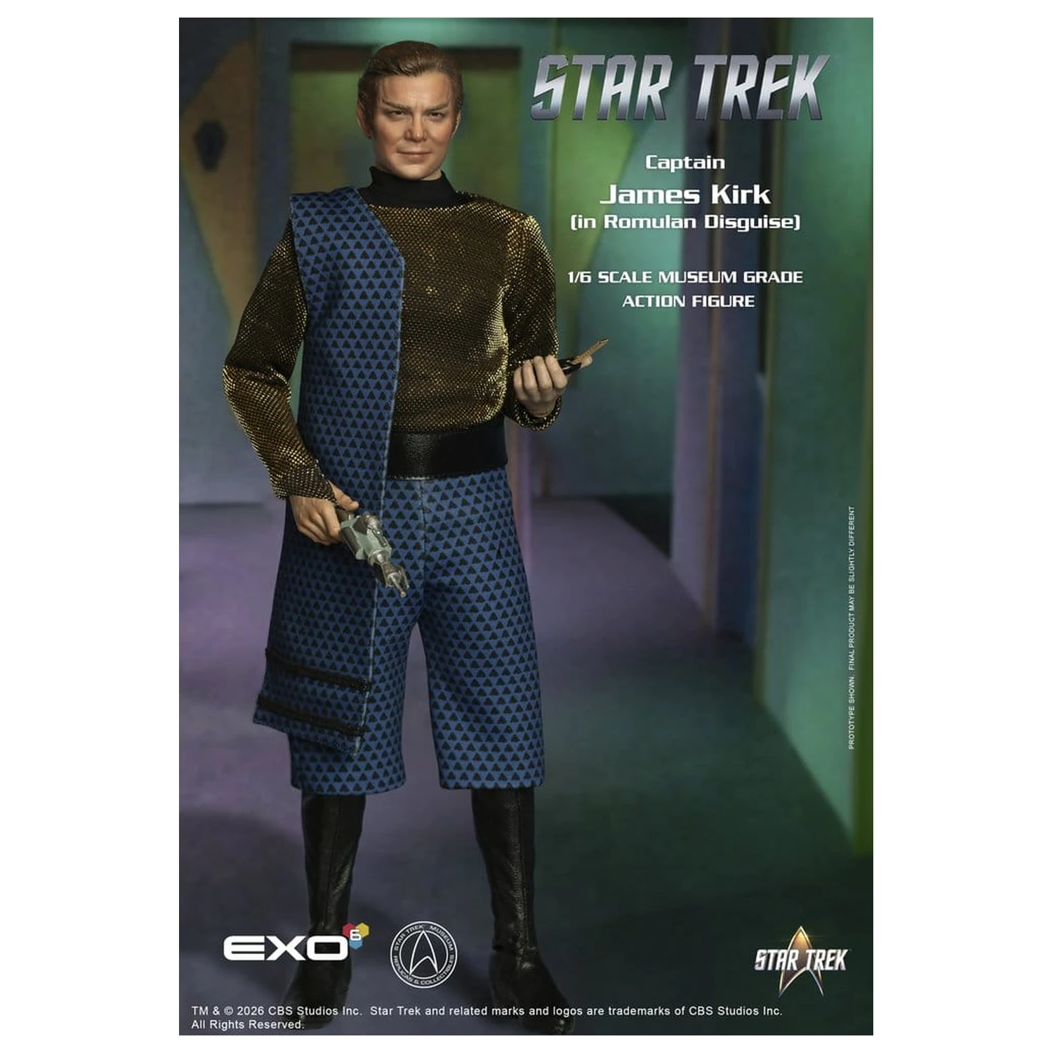 Star Trek: The Original Series Akčná figúrka 1/6 Kapitán James T. Kirk (Romulan Disguise) 29 cm produktová fotografia