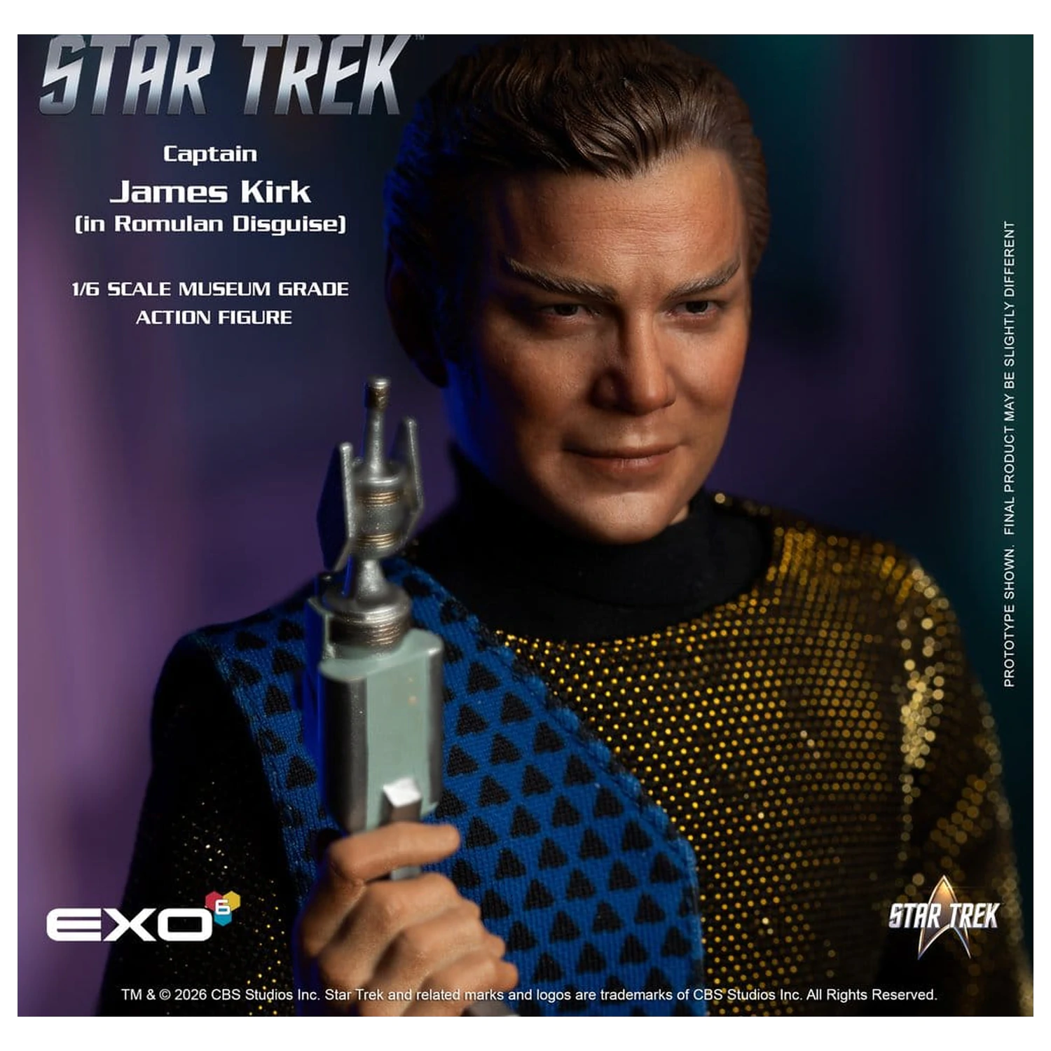 Star Trek: The Original Series Akčná figúrka 1/6 Kapitán James T. Kirk (Romulan Disguise) 29 cm produktová fotografia