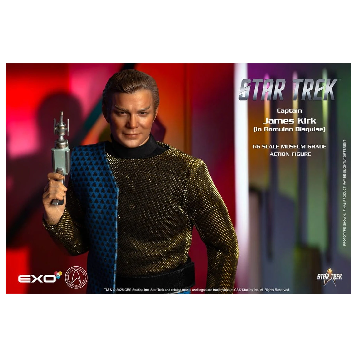 Star Trek: The Original Series Akčná figúrka 1/6 Kapitán James T. Kirk (Romulan Disguise) 29 cm produktová fotografia