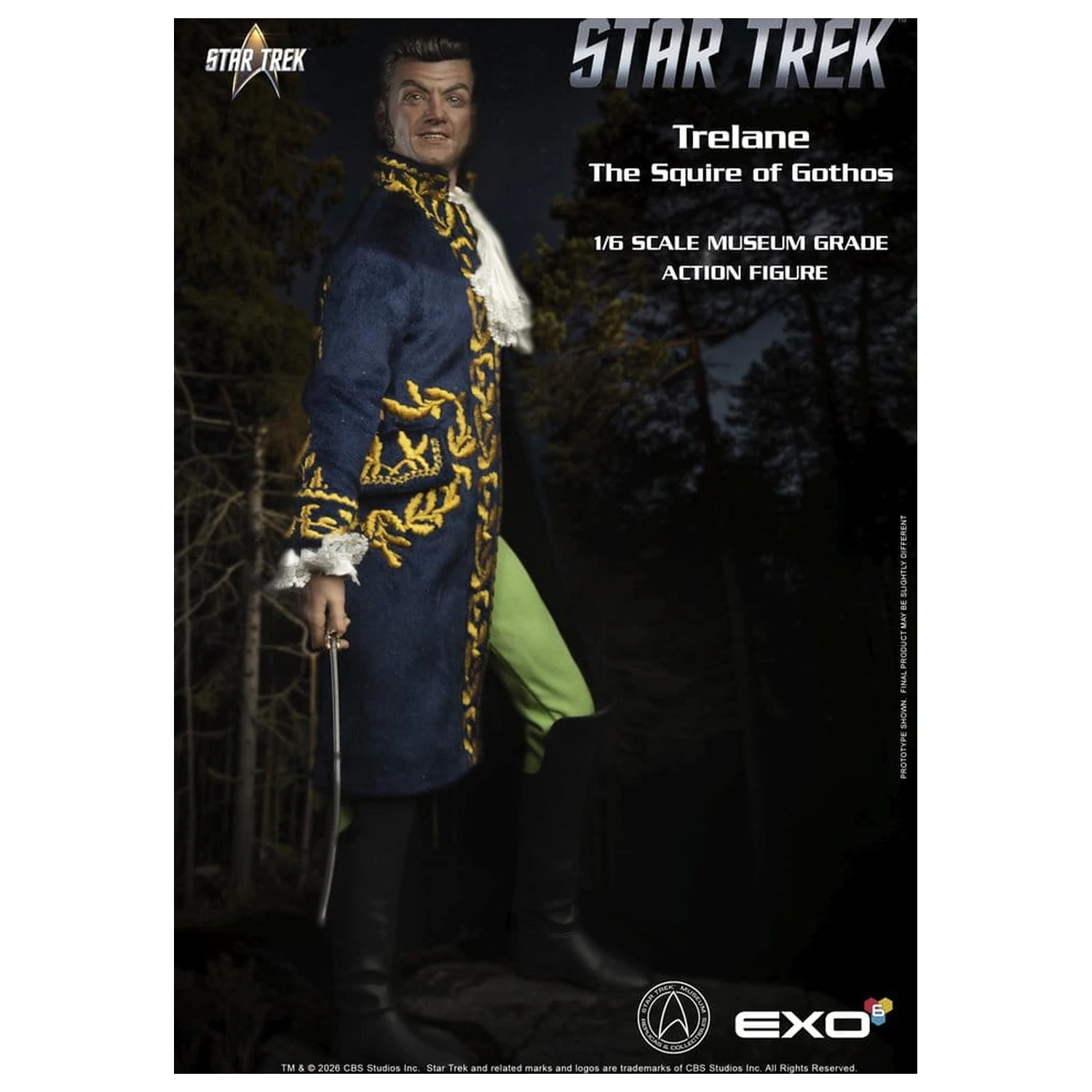 Star Trek: The Original Series Akčná figúrka 1/6 Trelane, The Squire of Gothos 29 cm produktová fotografia