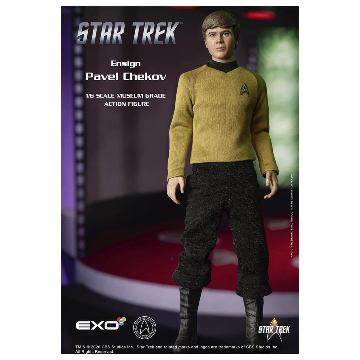 Star Trek: The Original Series Akčná figúrka 1/6 Ensign Pavel Chekov 30 cm produktová fotografia