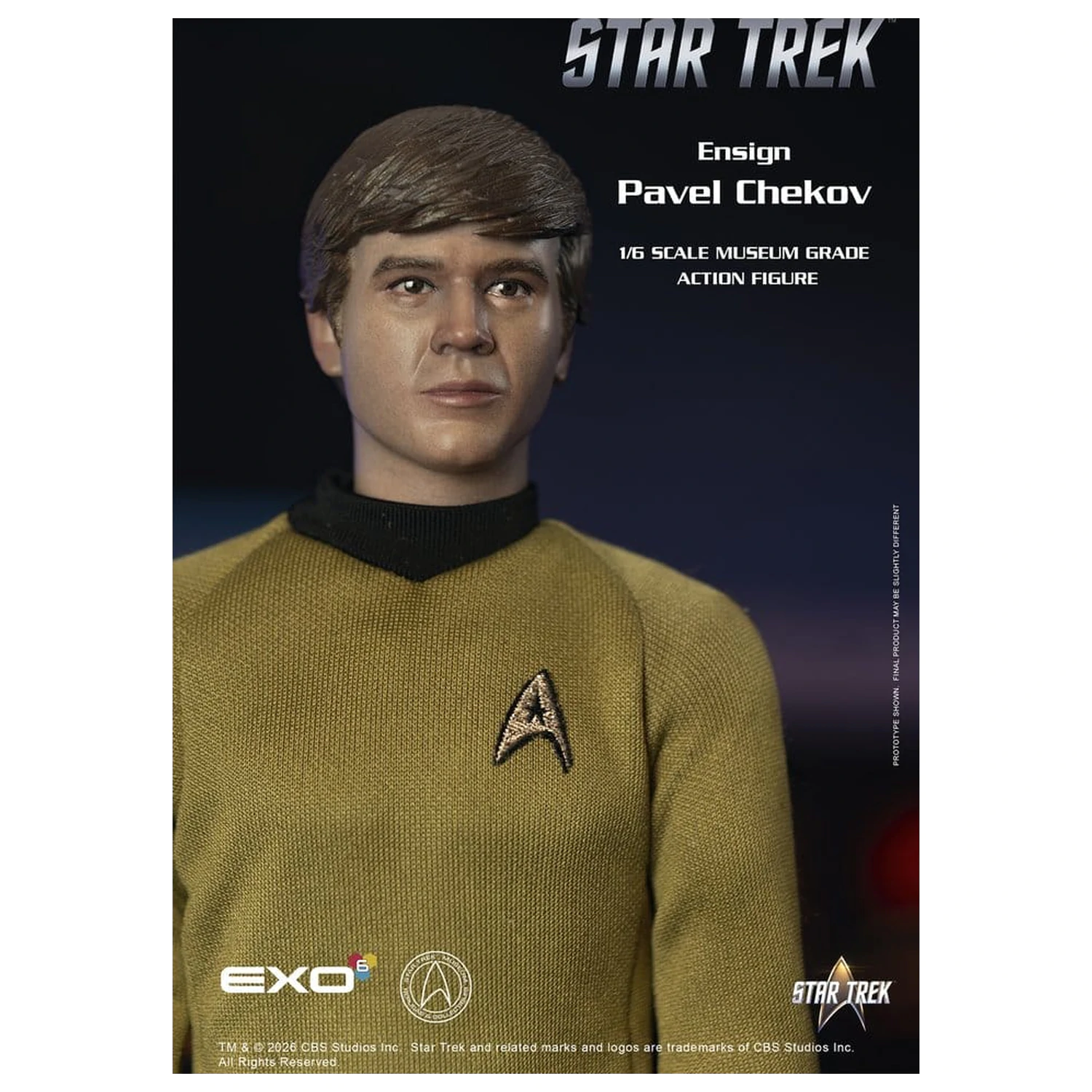 Star Trek: The Original Series Akčná figúrka 1/6 Ensign Pavel Chekov 30 cm produktová fotografia