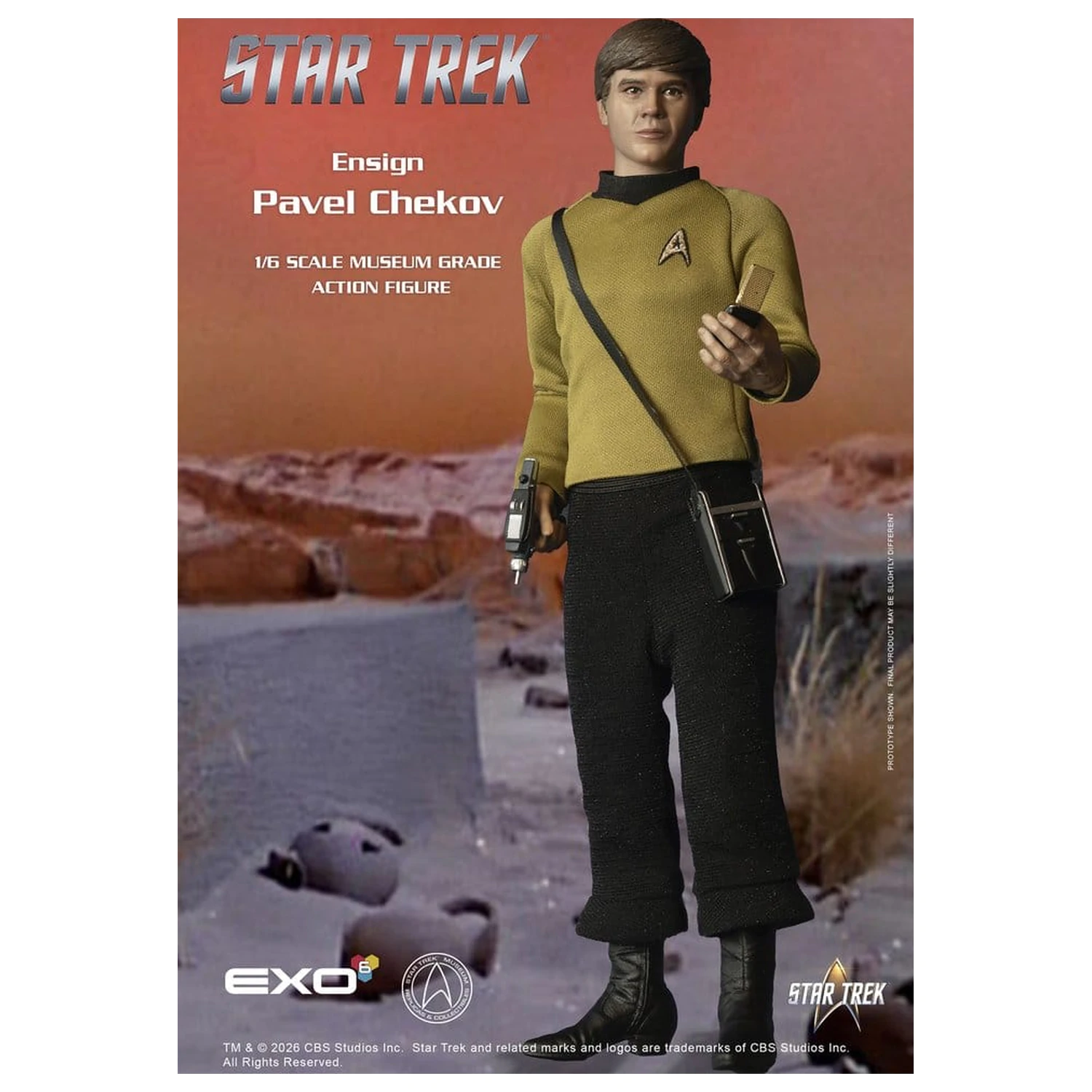 Star Trek: The Original Series Akčná figúrka 1/6 Ensign Pavel Chekov 30 cm produktová fotografia