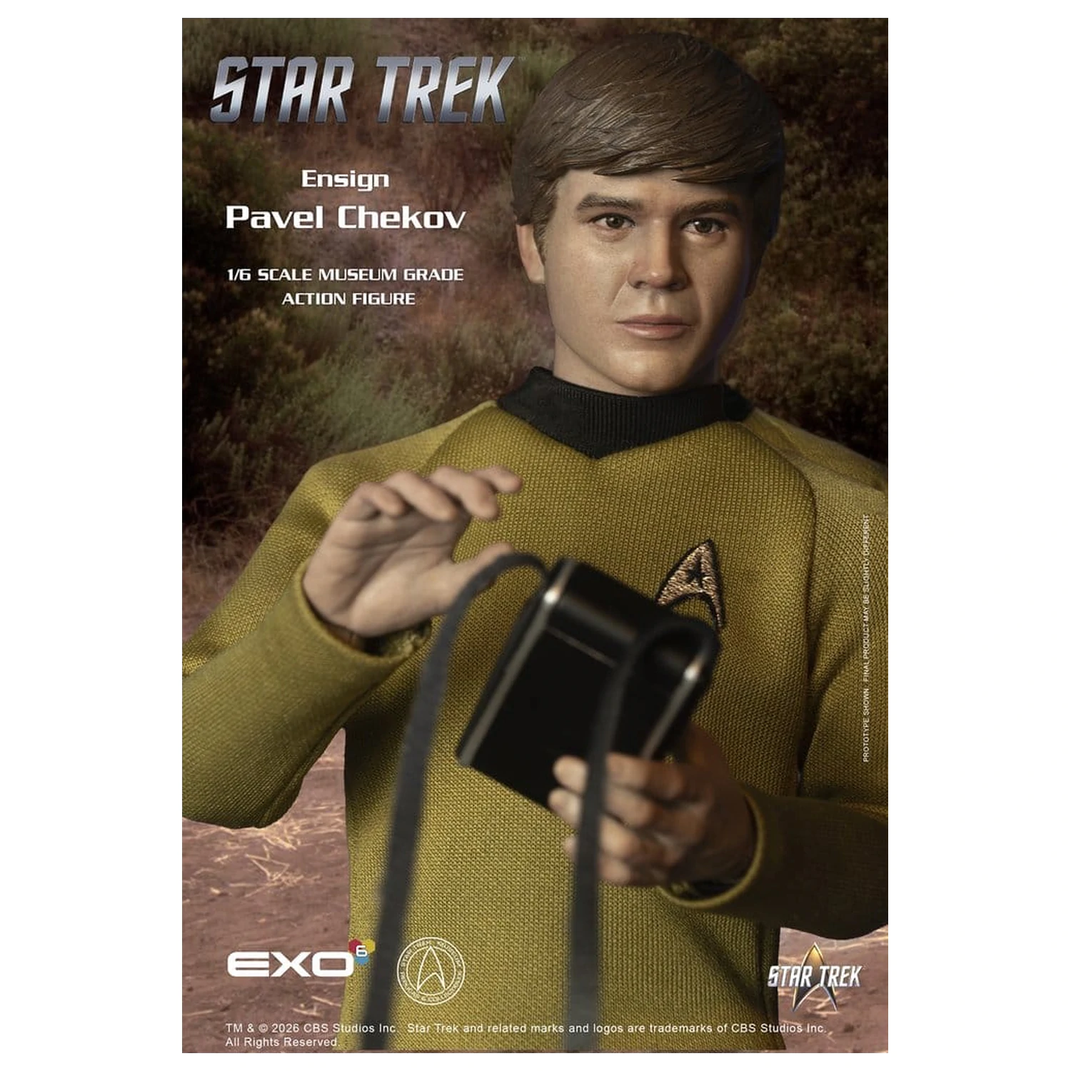 Star Trek: The Original Series Akčná figúrka 1/6 Ensign Pavel Chekov 30 cm produktová fotografia