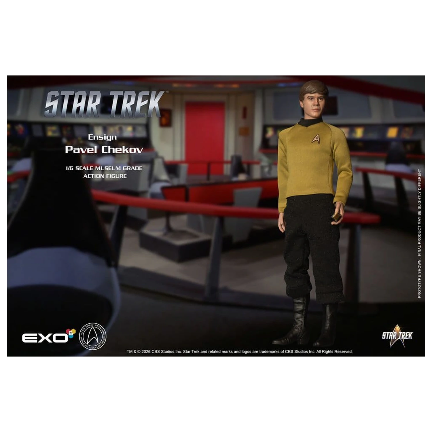 Star Trek: The Original Series Akčná figúrka 1/6 Ensign Pavel Chekov 30 cm produktová fotografia