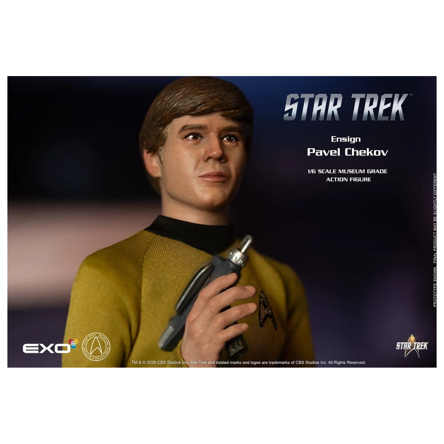 Star Trek: The Original Series Akčná figúrka 1/6 Ensign Pavel Chekov 30 cm produktová fotografia