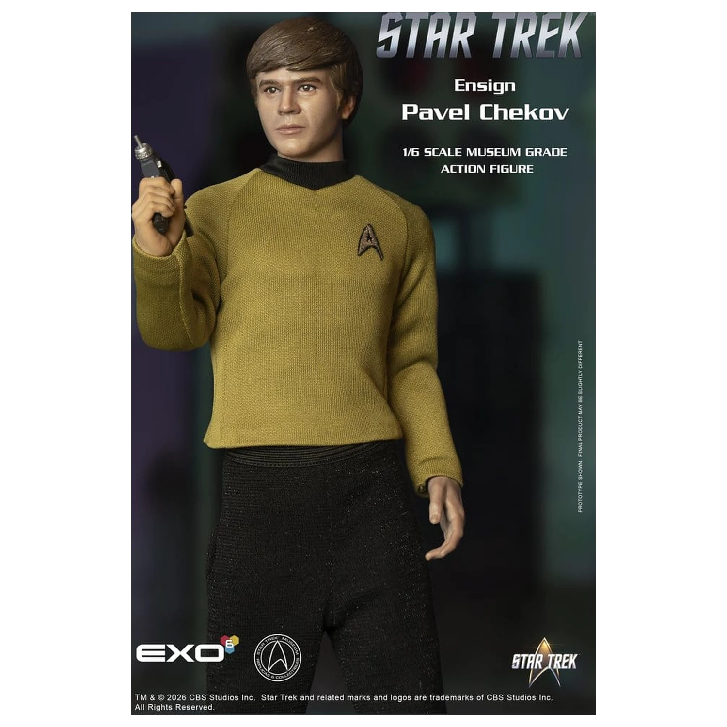 Star Trek: The Original Series Akčná figúrka 1/6 Ensign Pavel Chekov 30 cm produktová fotografia