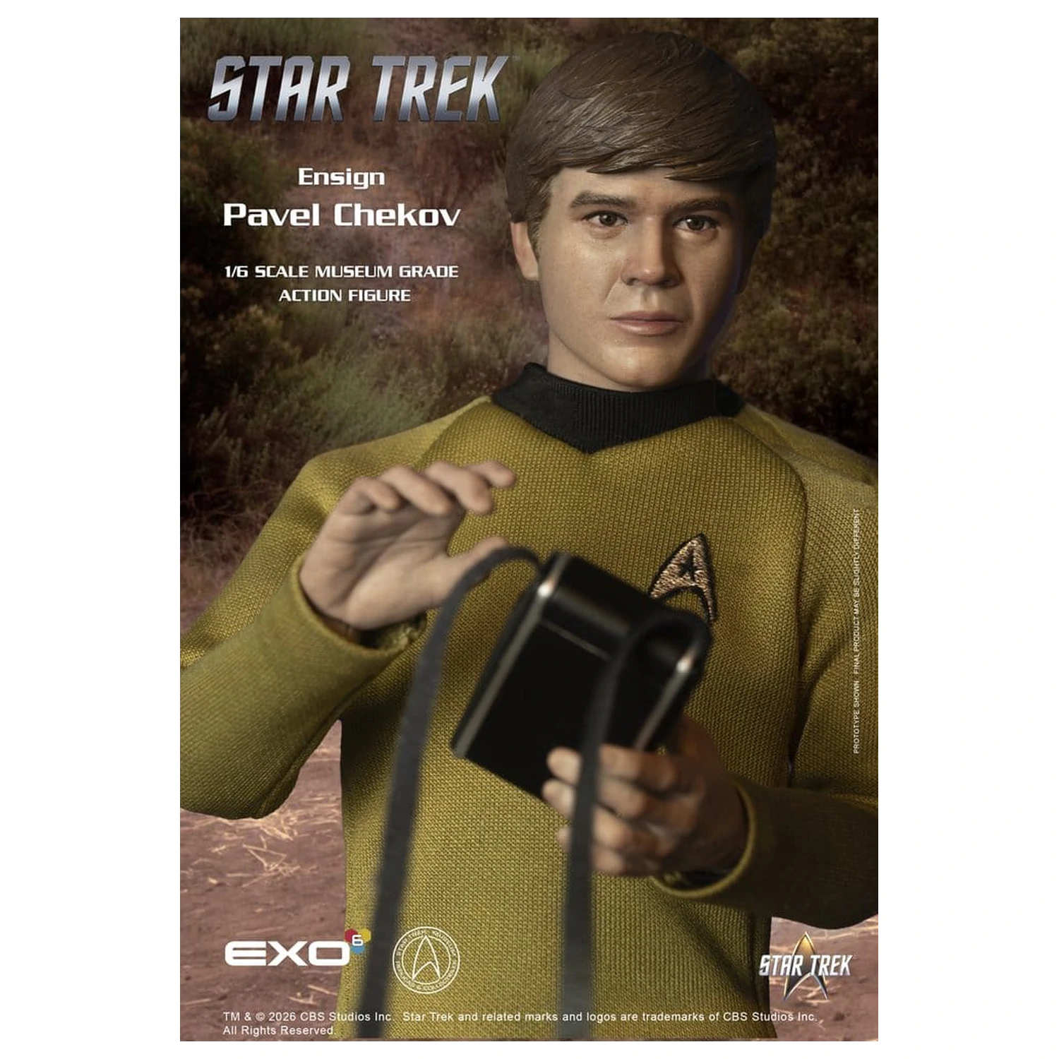 Star Trek: The Original Series Akčná figúrka 1/6 Ensign Pavel Chekov 30 cm produktová fotografia