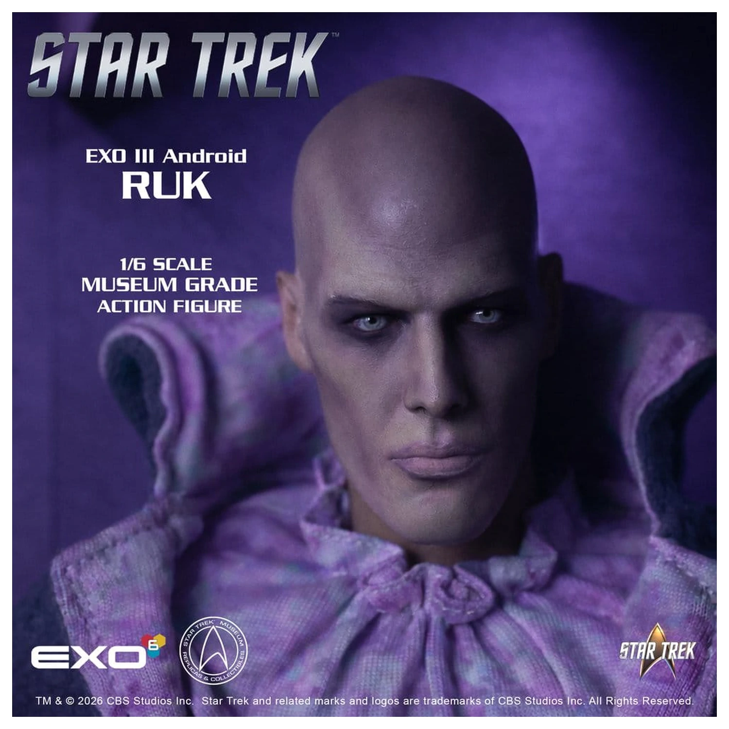 Star Trek: The Original Series Akčná figúrka 1/6 Ruk EXO III Android 33 cm produktová fotografia