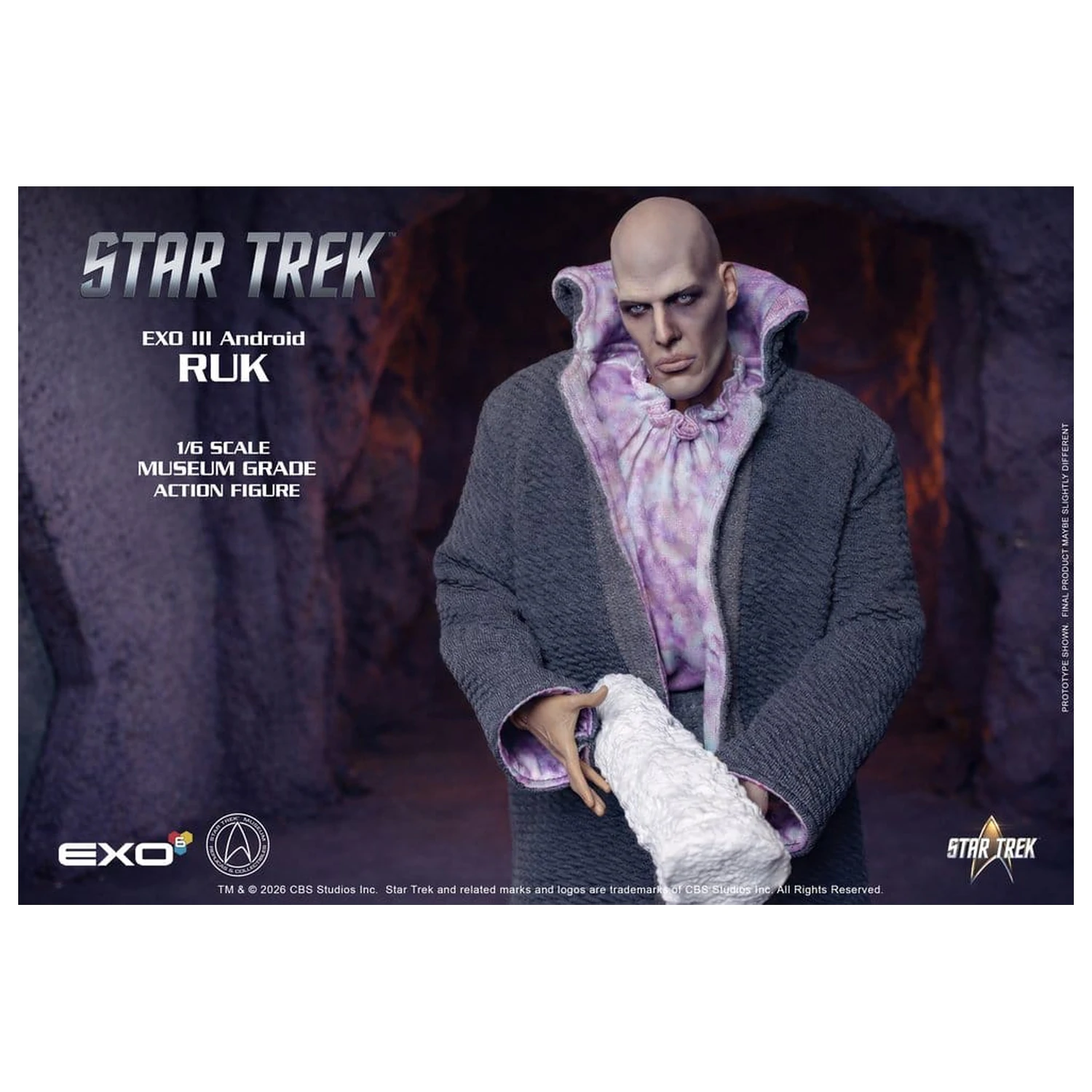 Star Trek: The Original Series Akčná figúrka 1/6 Ruk EXO III Android 33 cm produktová fotografia