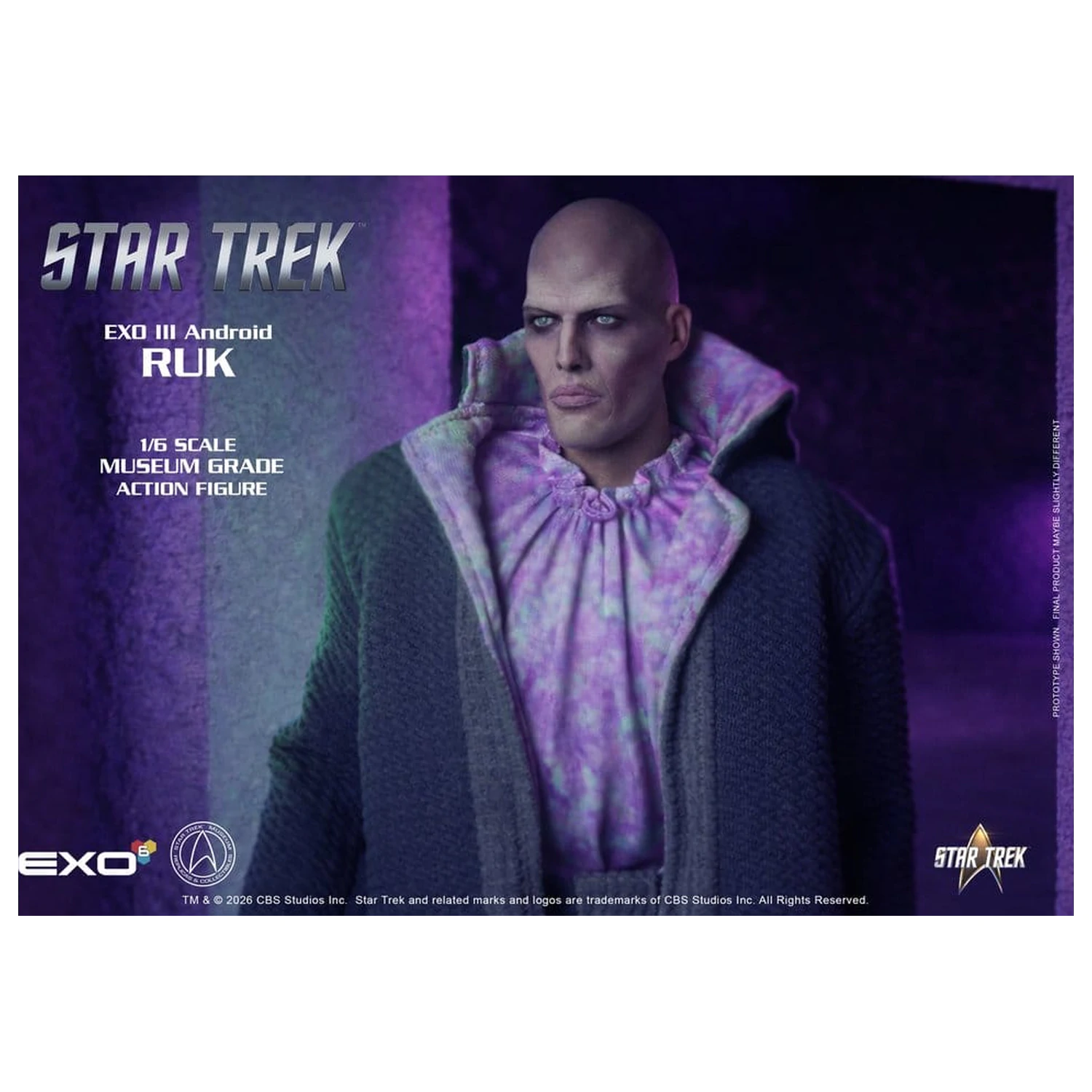 Star Trek: The Original Series Akčná figúrka 1/6 Ruk EXO III Android 33 cm produktová fotografia