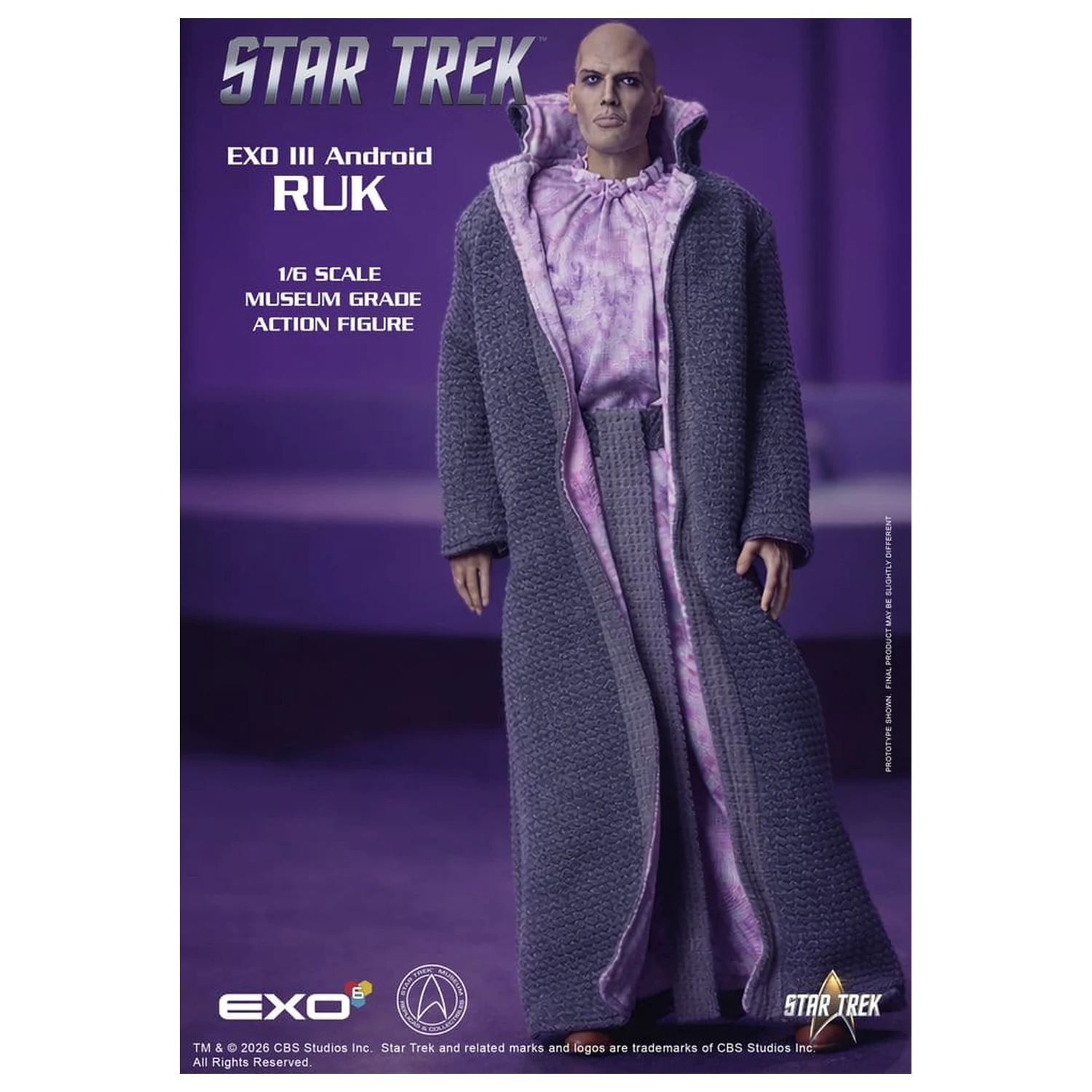 Star Trek: The Original Series Akčná figúrka 1/6 Ruk EXO III Android 33 cm produktová fotografia