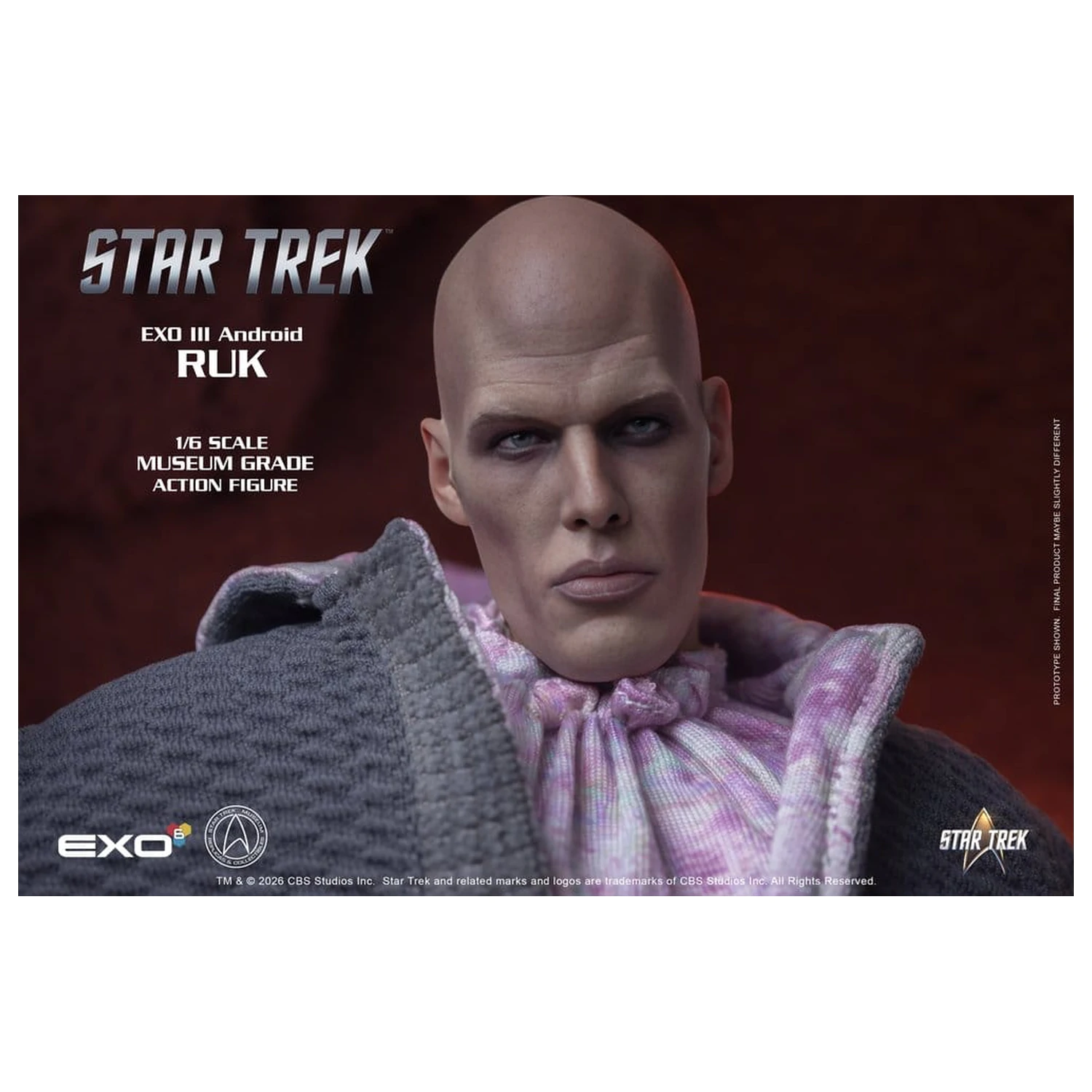 Star Trek: The Original Series Akčná figúrka 1/6 Ruk EXO III Android 33 cm produktová fotografia