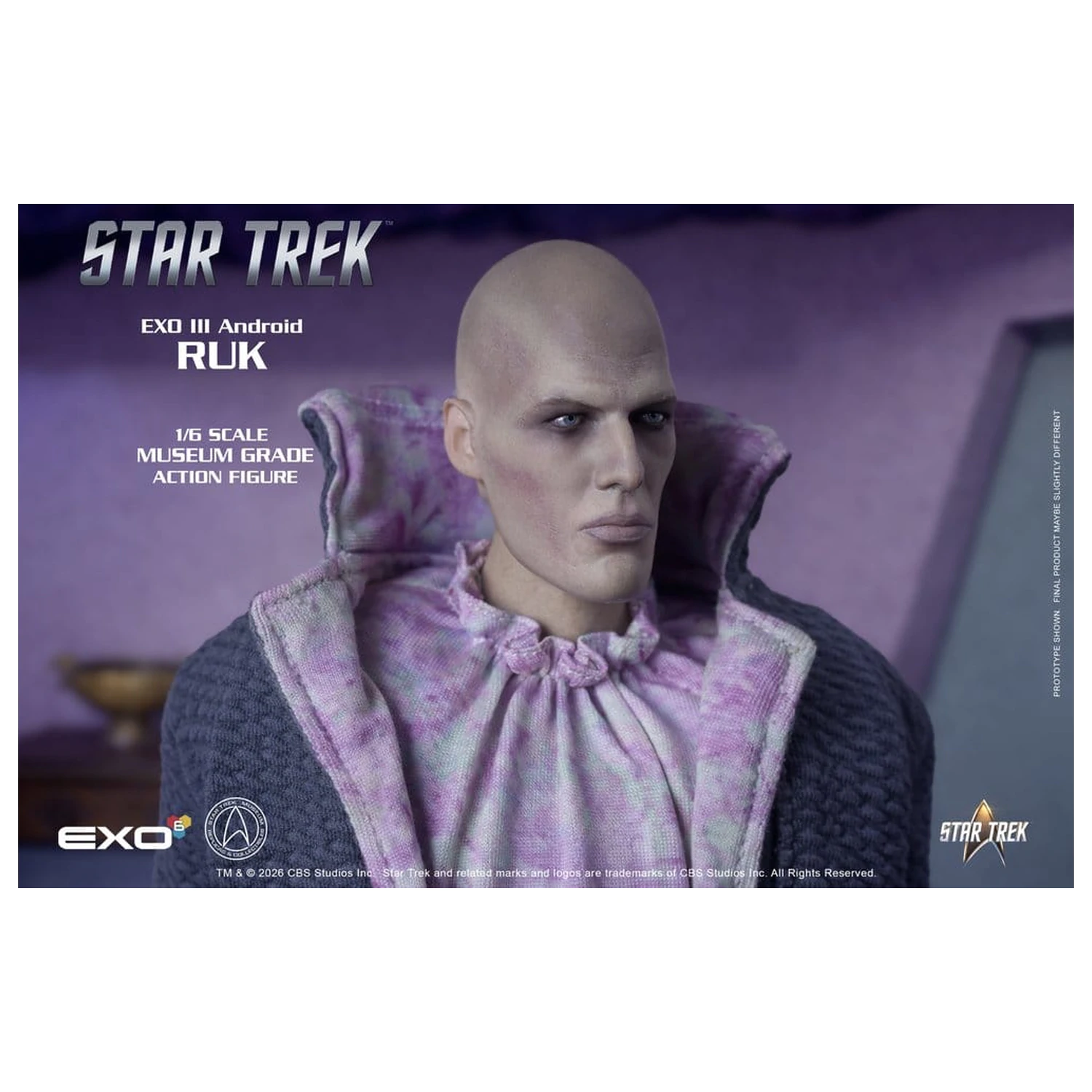 Star Trek: The Original Series Akčná figúrka 1/6 Ruk EXO III Android 33 cm produktová fotografia