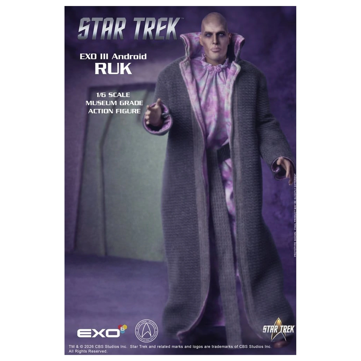 Star Trek: The Original Series Akčná figúrka 1/6 Ruk EXO III Android 33 cm produktová fotografia