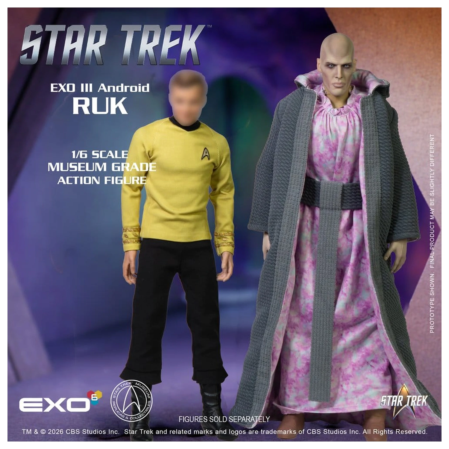 Star Trek: The Original Series Akčná figúrka 1/6 Ruk EXO III Android 33 cm produktová fotografia