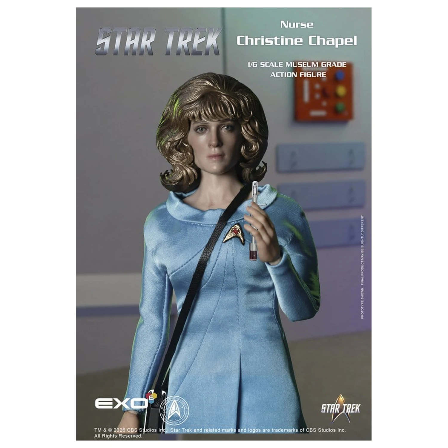 Star Trek: The Original Series zberateľská akčná figúrka múzejnej kvality 1/6 Nurse Christine Chapel 28 cm produktová fotografia