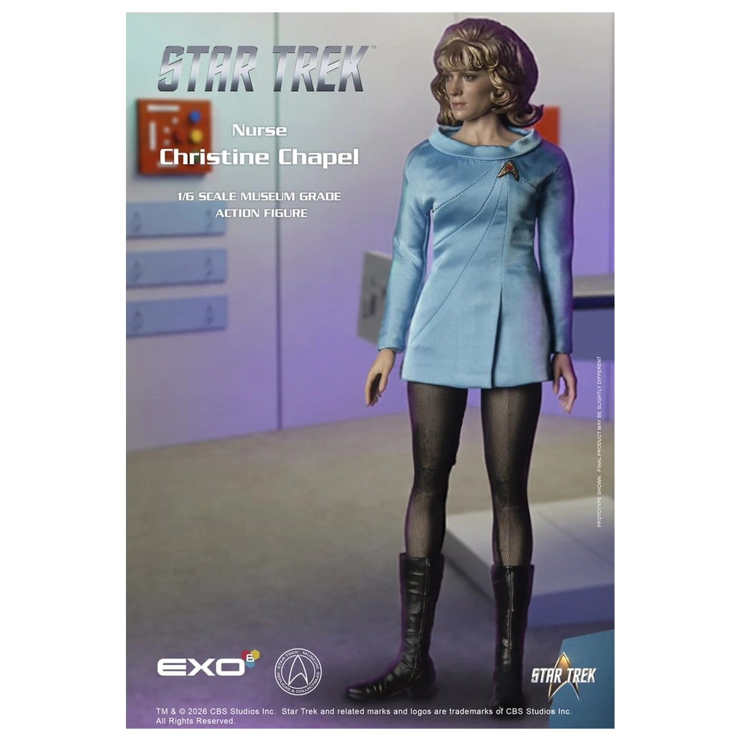 Star Trek: The Original Series zberateľská akčná figúrka múzejnej kvality 1/6 Nurse Christine Chapel 28 cm produktová fotografia
